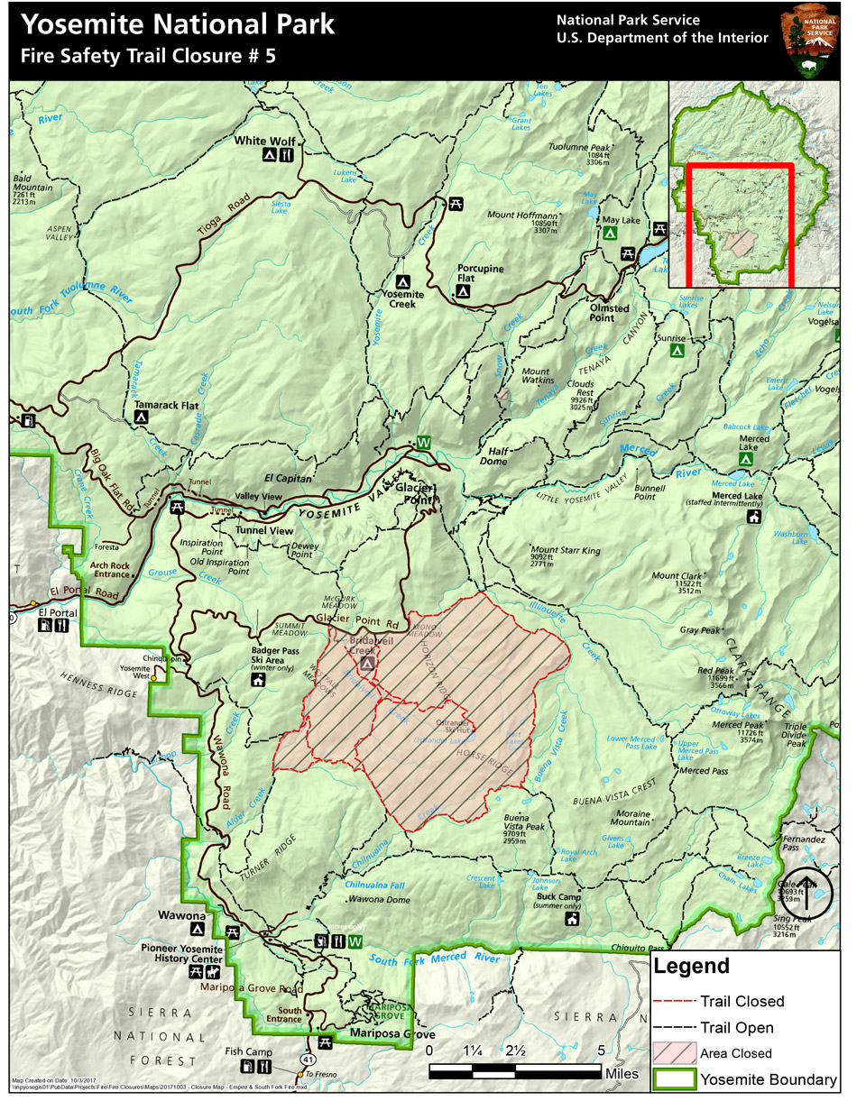 20171003 Closure Map Empire and South Fork Fire