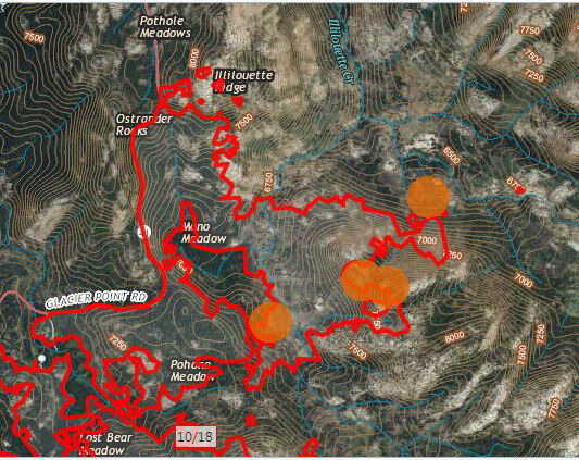 20171025 WFDSS Heatmap of empire fire in yosemite