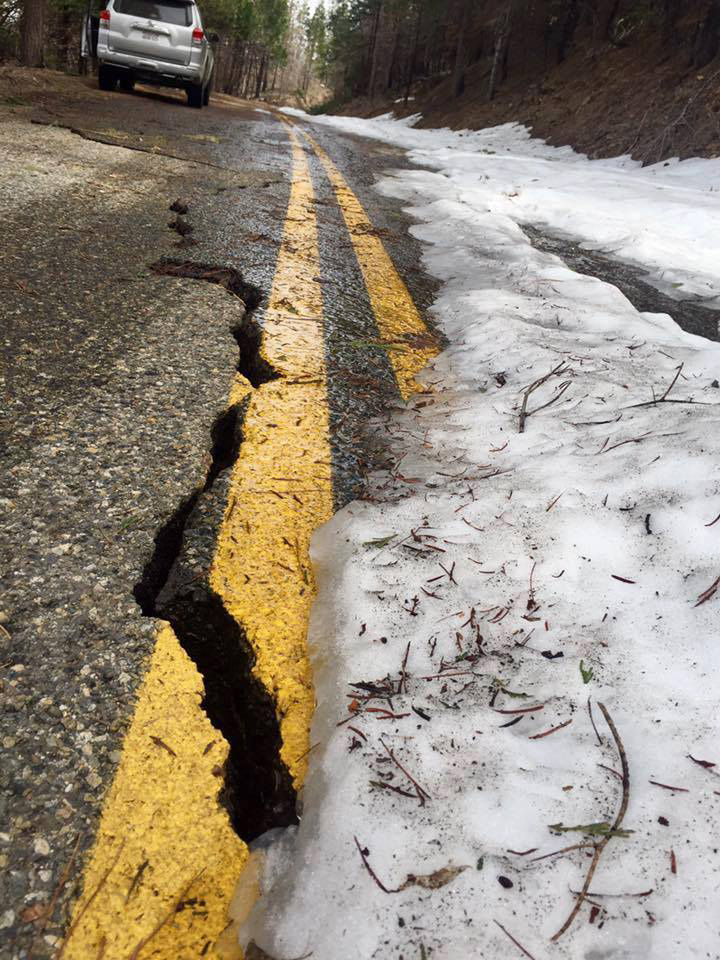 sierra national forest road damage 1
