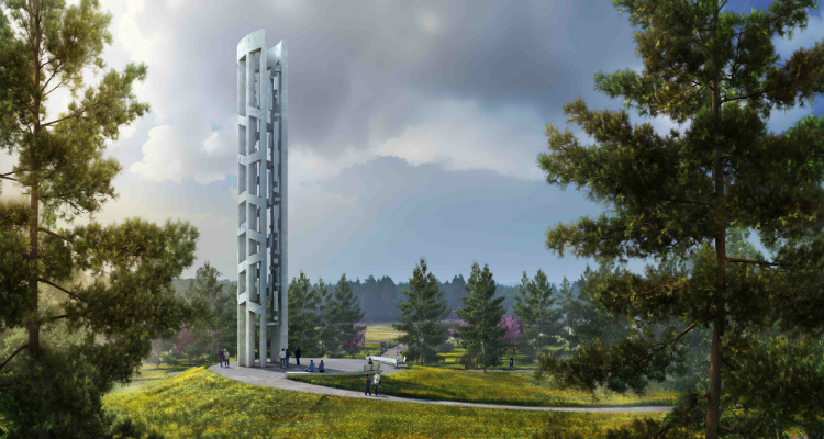 Tower of Voices rendering bioLinia and Paul Murdoch Architects web