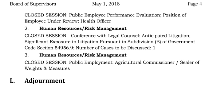 2018 05 01 mariposa county Board of Supervisors Public Agenda may 1 2018 4