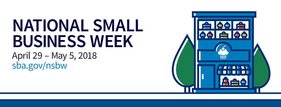 national small business week 2018 graphic