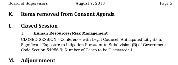 2018 08 07 mariposa county Board of Supervisors Agenda august 7 2018 5