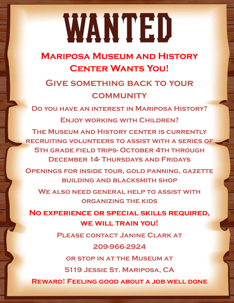 MMHC School Tour Volunteer