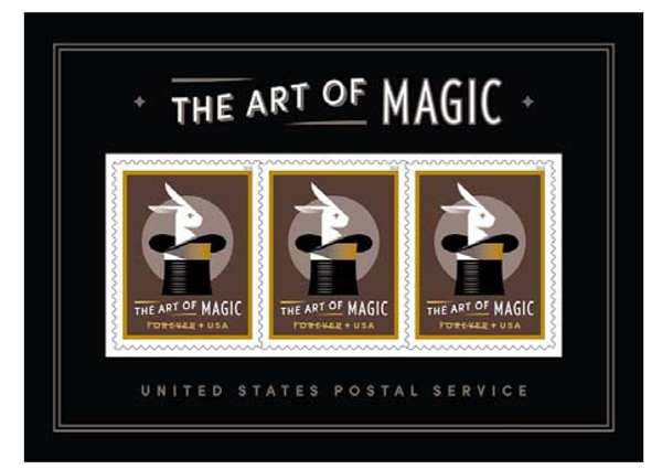 usps art of magic stamp sheet