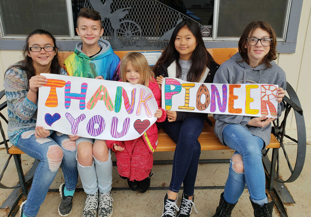 SFCS Pioneer donates