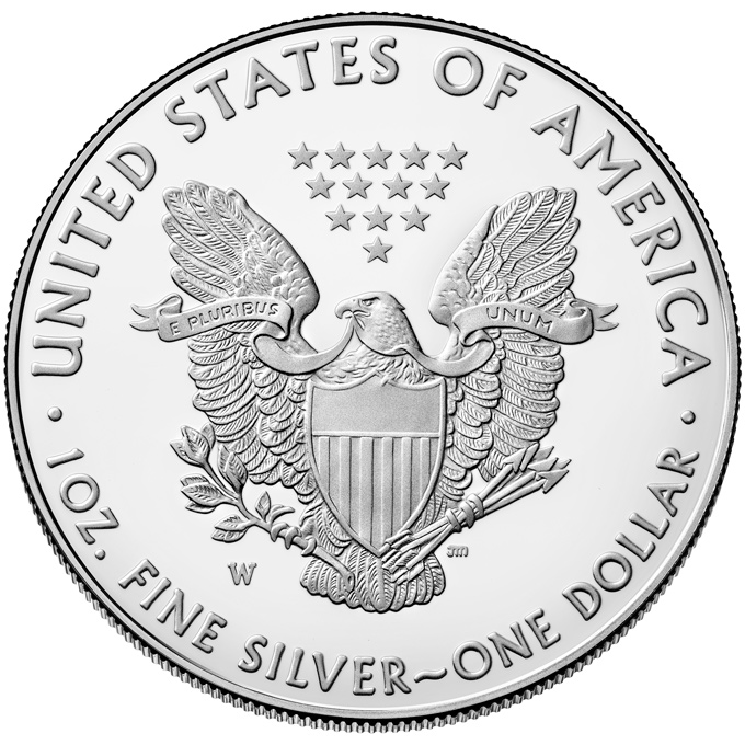 2018 american eagle silver one ounce proof coin reverse