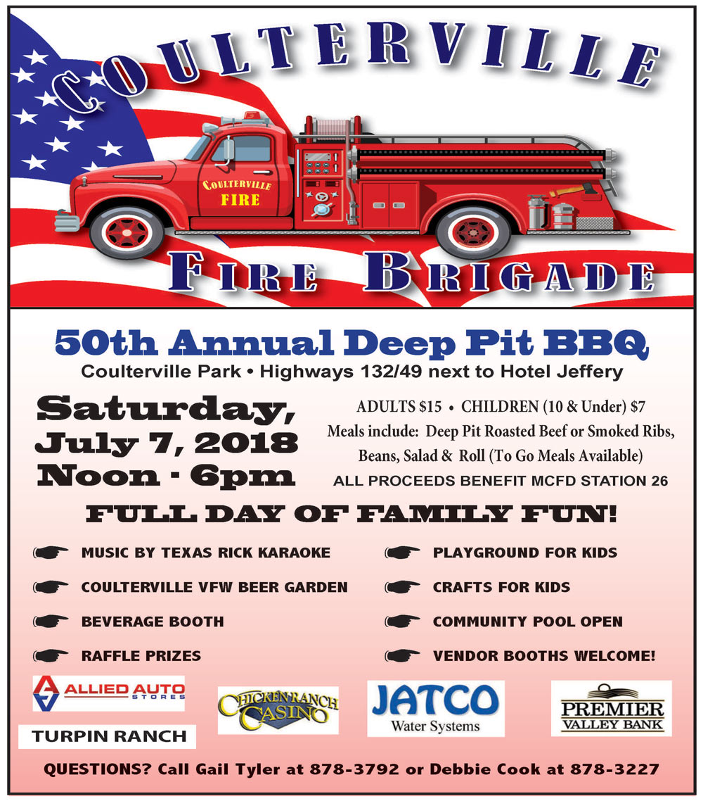 7 7 18 Coulterville Fire Brigade BBQ