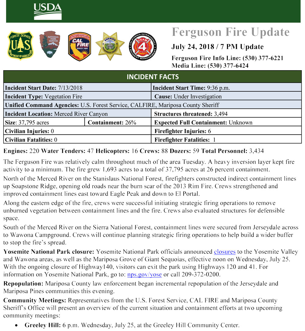 FERGUSON FIRE UPDATE 7 24 18 1
