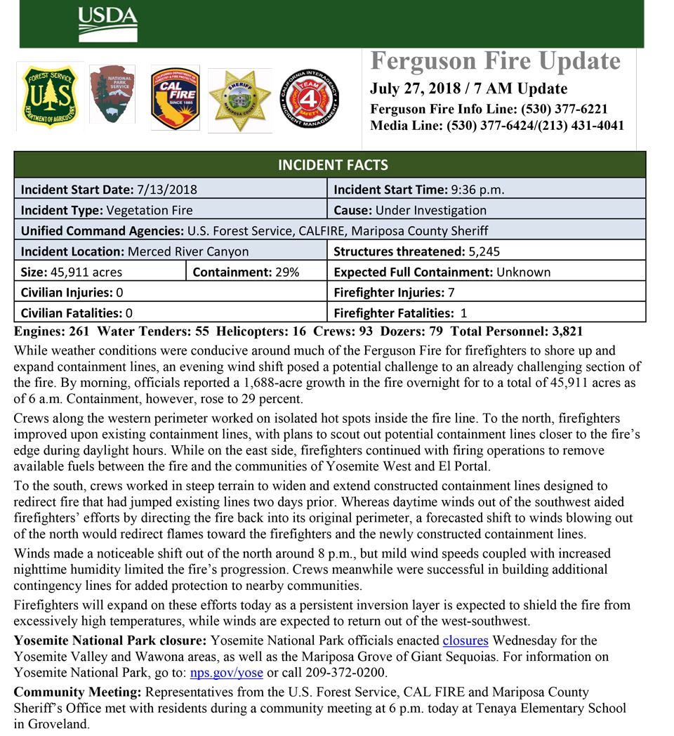 friFERGUSON FIRE UPDATE 1