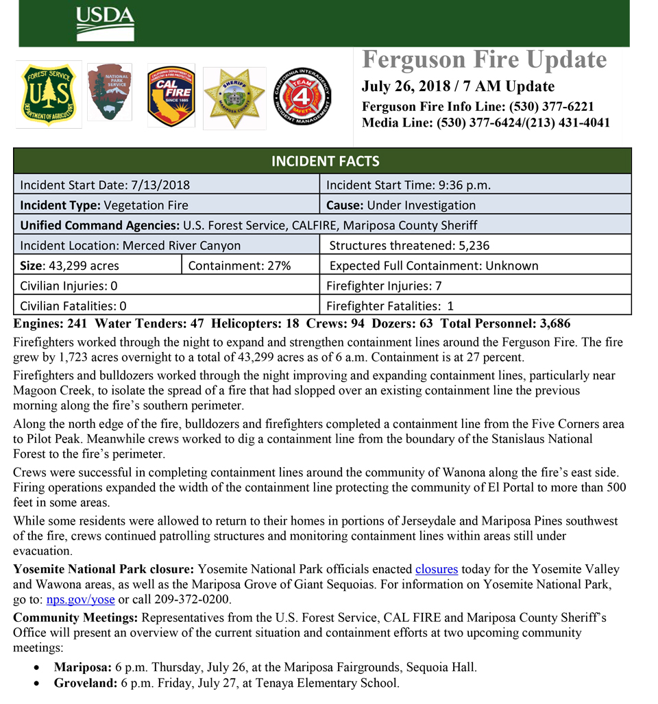 thuFERGUSON FIRE UPDATE 1