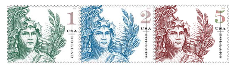 usps statue of freedom stamps