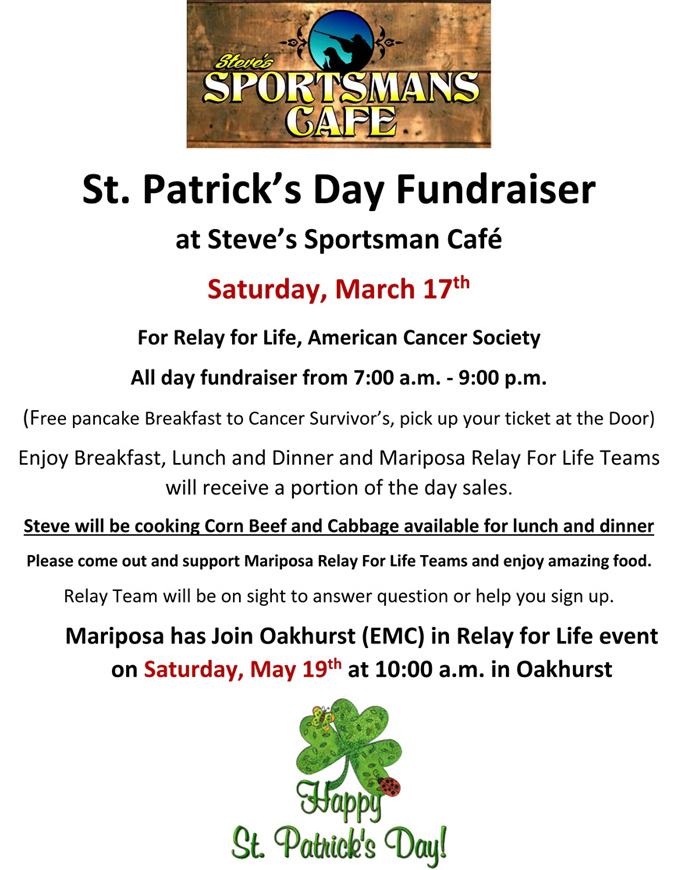 3 17 18 Relay4Life sportsman cafe