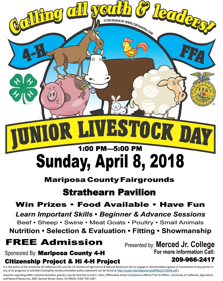 4 8 18 4H Jr Livestock Day