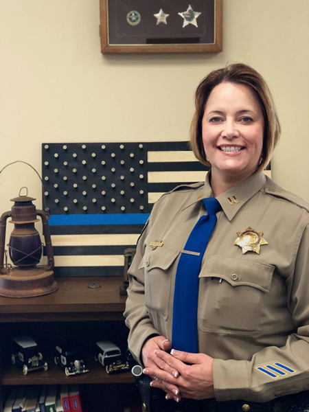 CHP Merced Area Offices first female commander Captain Becky Hagen mariposa