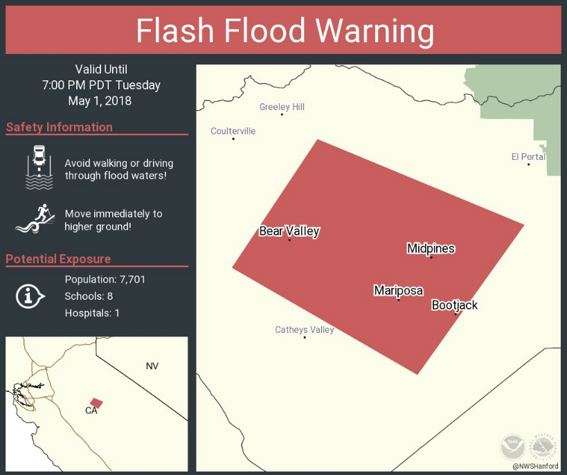 mariposa county flooding