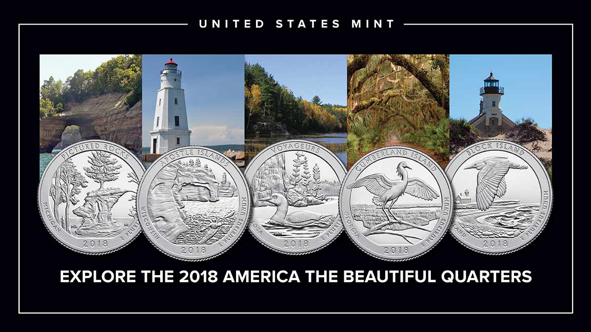 us mint america the beautiful quarters