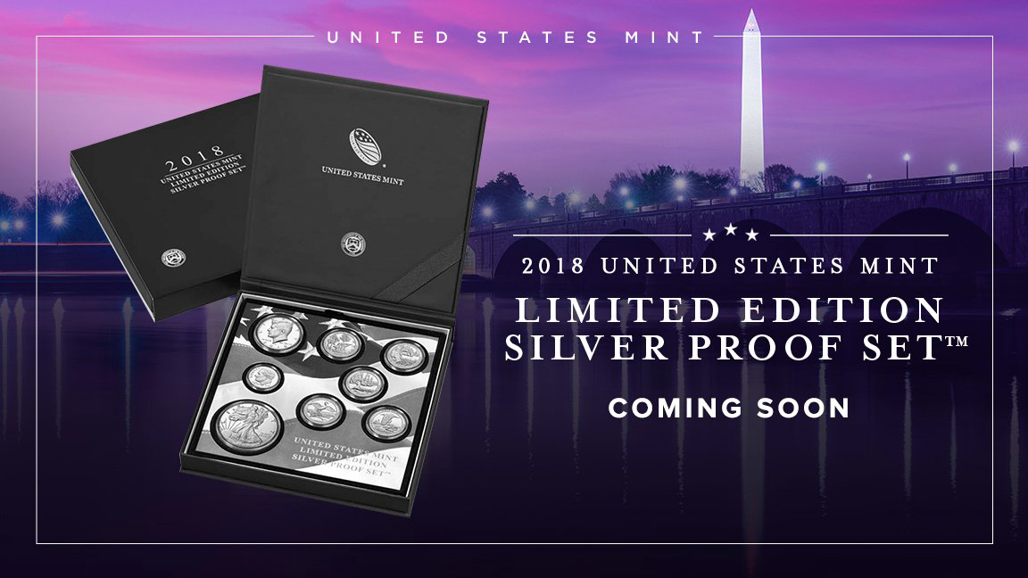 us mint limited edition 2018 silver proof set