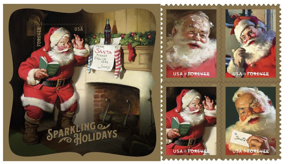 usps holiday greetings stamps