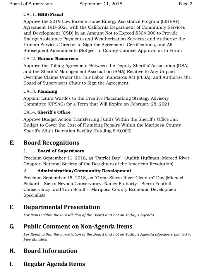 2018 09 11mariposa county Board of Supervisors Agenda september 11 2018 3