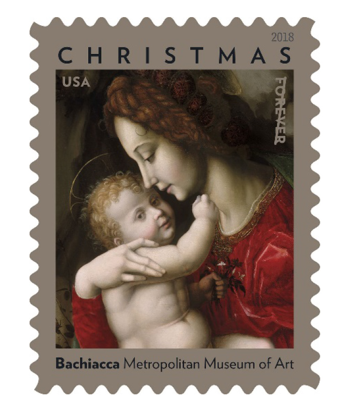 usps madonna and child forever stamp