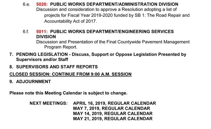 2019 04 09 BOS Public Agenda 2549 5