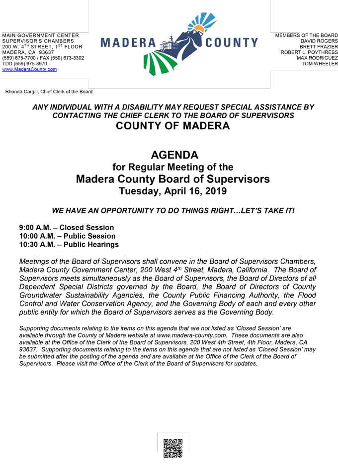 2019 04 16 BOS Public Agenda madera county 1