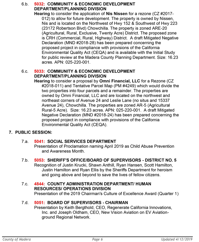 2019 04 16 BOS Public Agenda madera county 6