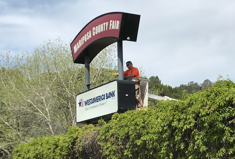 New StateoftheArt Marquee Installed at the Mariposa County Fairgrounds