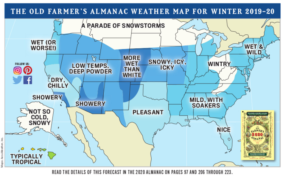 old 2020 winter weather map us