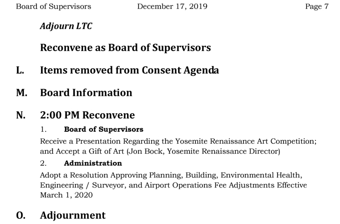 2019 12 17 Board of Supervisors agenda 7