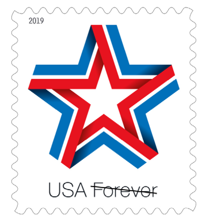 usps star ribbon forever stamp