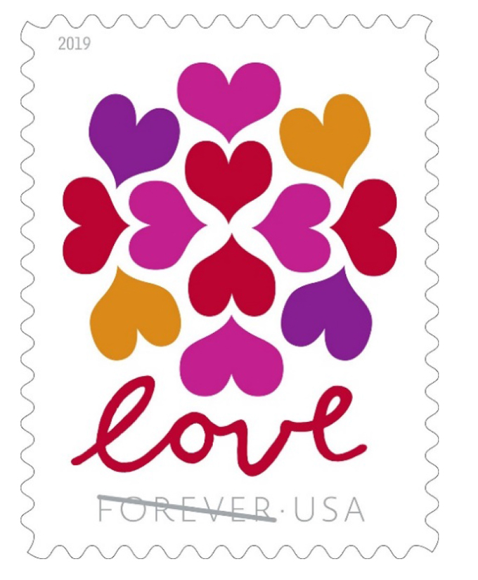 usps celebrate love with hearts blossom stamp