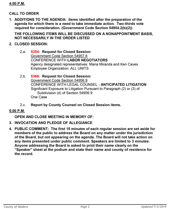 2019 07 09 BOS Public Agenda 2587 2