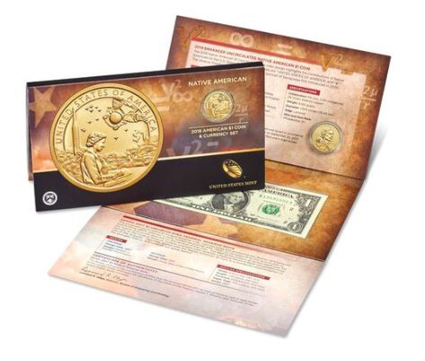 us mint native american one dollar coin and currency 2019.1