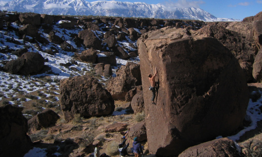 bouldering volcanic tablelands blm photo jeff starosta