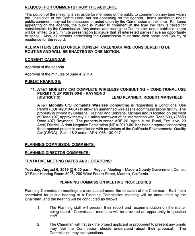 madera county planning agenda july 2 2