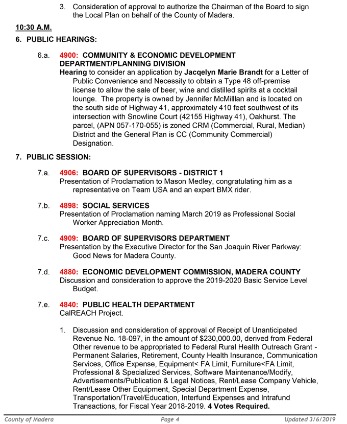 2019 03 12 madera county bos agenda march 12 2019 4