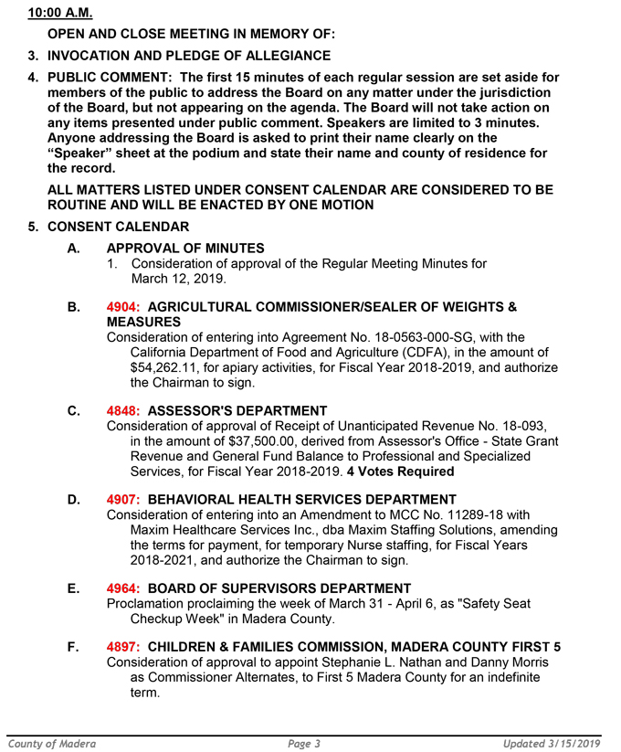 2019 03 19 madera county board of supervisors agenda march 19 2019 3