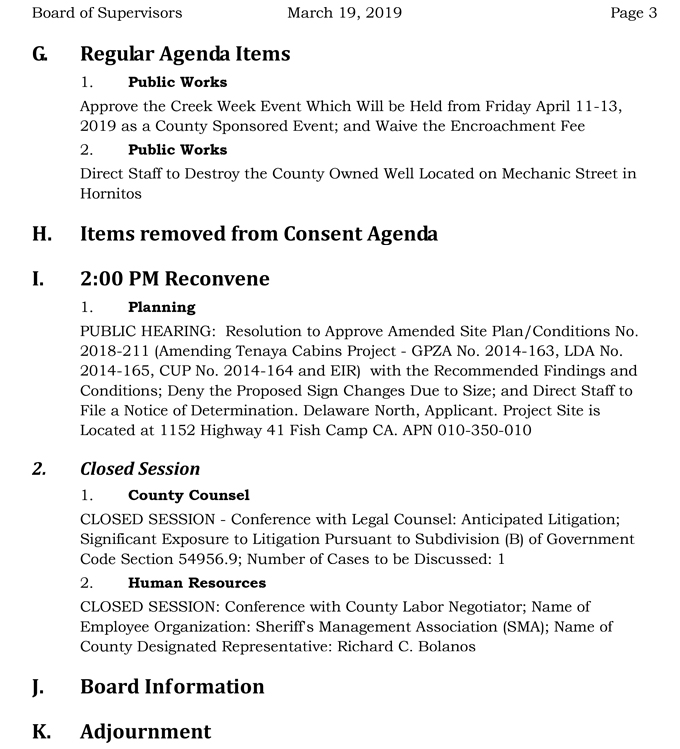 2019 03 19 mariposa county Board of Supervisors agenda march 19 2019 3