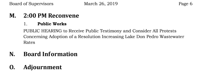 2019 03 26 mariposa county Board of Supervisors Agenda march 26 2019 6