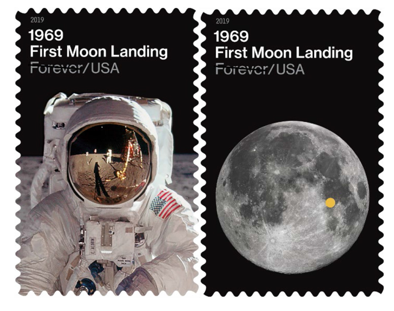 usps 0320 50th anniversary of moon landing stamps