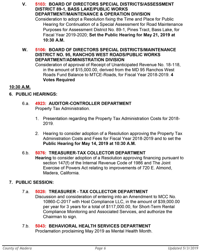 2019 05 07 BOS madera county Public Agenda 6