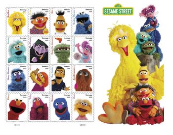 usps sesame street forever stamps