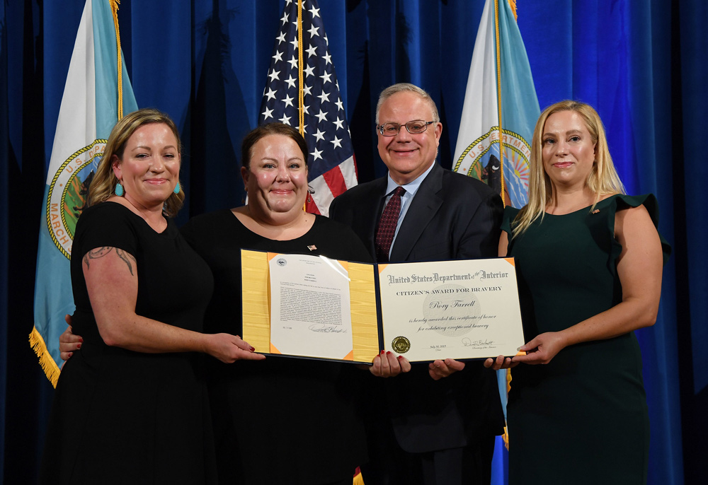 Image 3 DOI Photo 74th Honor ConvocationCeremony Family of Rory Farrell