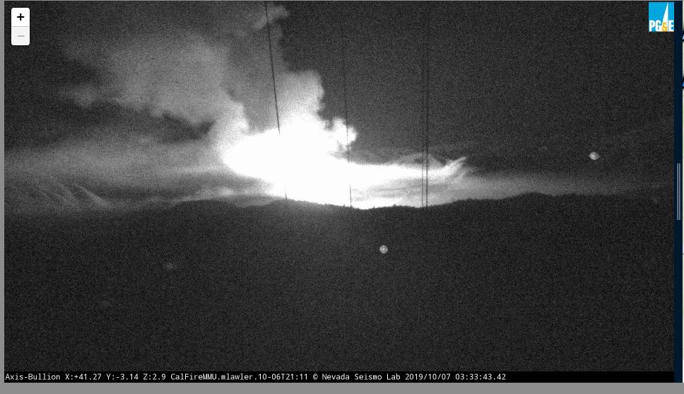 bricebug fire mariposa county pgecam