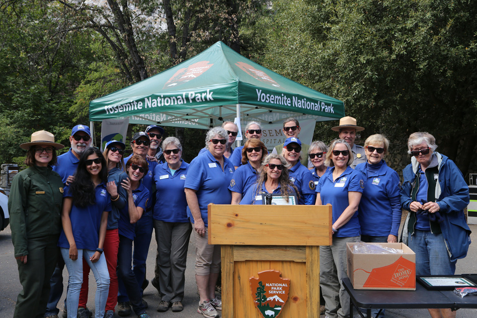 yos NPS Photo Yosemite Conservancy and Preventive Search and Rescue Partnership, Yosemite Volunteer Program of the Year