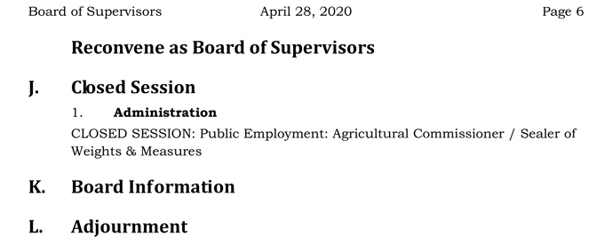2020 04 28 Board of Supervisors agenda 6