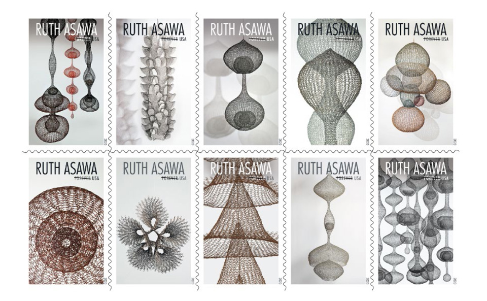 usps ruth asawa forever stamps 1