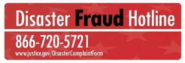 federal disaster fraud hotline
